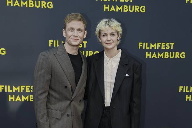 Matthias Schweighöfer and Luise Heyer at the premiere of Das Leben der Wünsche as part of the Hamburg Film Festival in Hamburgon 28 09 2025
