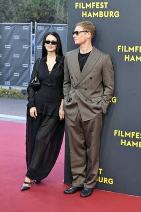 Ruby O Fee and Matthias Schweighöfer at the premiere Das Leben der Wünsche as part of the Filmfest Hamburg in Hamburgon 28 09 2025