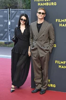 Ruby O Fee and Matthias Schweighöfer at the premiere Das Leben der Wünsche as part of the Filmfest Hamburg in Hamburgon 28 09 2025