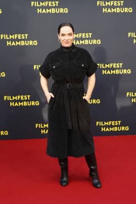 Verena Altenberger at the Das Leben der Wuensche film premiere on 28 09 2025 as part of the 33 Filmfest in Hamburg Matthias Schweighoefer Ruby O Fee Das Leben der Wuensche celebrates its premiere at the Filmfest in Hamburg