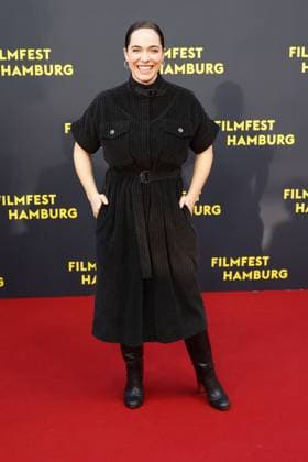 Verena Altenberger at the Das Leben der Wuensche film premiere on 28 09 2025 as part of the 33 Filmfest in Hamburg Matthias Schweighoefer Ruby O Fee Das Leben der Wuensche celebrates its premiere at the Filmfest in Hamburg