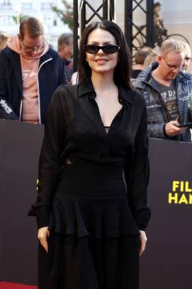 Ruby O Fee at the Das Leben der Wuensche Film Premiere on 28 09 2025 as part of the 33 Filmfest in Hamburg Matthias Schweighoefer Ruby O Fee Das Leben der Wuensche celebrates its premiere at the Filmfest in Hamburg