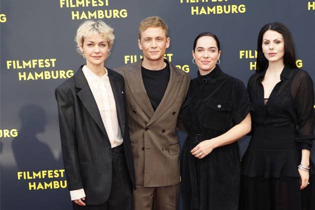 Luise Heyer, Matthias Schweighoefer, Verena Altenberger and Ruby O Fee at the Das Leben der Wuensche film premiere on 28 09 2025 as part of the 33 Filmfest in Hamburg Matthias Schweighoefer Ruby O Fee Das Leben der Wuensche celebrates its premiere at the Filmfest in Hamburg