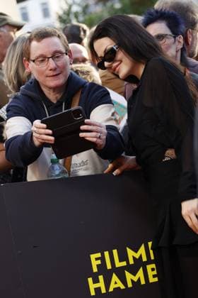 Ruby O Fee at the Das Leben der Wuensche Film Premiere on 28 09 2025 as part of the 33 Filmfest in Hamburg Matthias Schweighoefer Ruby O Fee Das Leben der Wuensche celebrates its premiere at the Filmfest in Hamburg