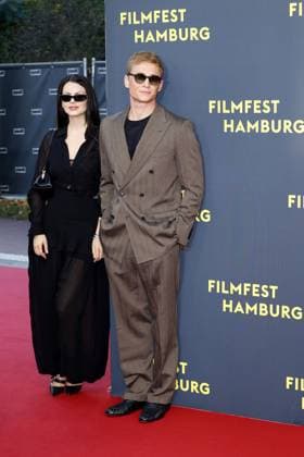 Ruby O Fee and Matthias Schweighoefer at the Das Leben der Wuensche film premiere on 28 09 2025 as part of the 33 Filmfest in Hamburg Matthias Schweighoefer Ruby O Fee Das Leben der Wuensche celebrates its premiere at the Filmfest in Hamburg