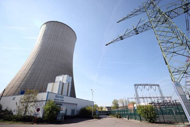 Engie Power Plant in Drogenbos BRUSSELS, BELGIUM - APRIL 16: A general view of the Engie power plant in Drogenbos district of Brussels, Belgium on April 16, 2022. Brussels Hoofdstedelijk Gewest Belçika. Editorial use only. Please get in touch for any other usage.  Copyright: x2025xAnadoluxDursunxAydemirx