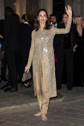 MFW Giorgio Armani arrivals MP Eugenia Silva arrives to Pinacoteca of Brera to attending the Giorgio Armani fashion show is held during Milan s Fashion Week Womenswear Spring Summer 2026, on September 28, 2025 in Milan (Italy). Photo by Marco Piovanotto Abacapress.com  Copyright: xPiovanottoxMarco ABACAx