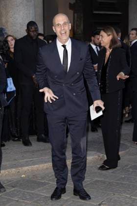 MFW Giorgio Armani arrivals MP Edoardo Ponti arrives to Pinacoteca of Brera to attending the Giorgio Armani fashion show is held during Milan s Fashion Week Womenswear Spring Summer 2026, on September 28, 2025 in Milan (Italy). Photo by Marco Piovanotto Abacapress.com  Copyright: xPiovanottoxMarco ABACAx