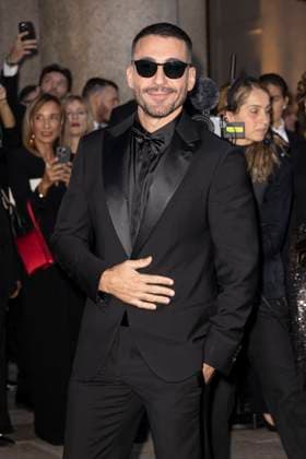 MFW Giorgio Armani arrivals MP Miguel Ángel Silvestre arrives to Pinacoteca of Brera to attending the Giorgio Armani fashion show is held during Milan s Fashion Week Womenswear Spring Summer 2026, on September 28, 2025 in Milan (Italy). Photo by Marco Piovanotto Abacapress.com  Copyright: xPiovanottoxMarco ABACAx