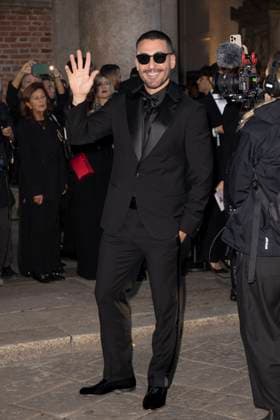 MFW Giorgio Armani arrivals MP Miguel Ángel Silvestre arrives to Pinacoteca of Brera to attending the Giorgio Armani fashion show is held during Milan s Fashion Week Womenswear Spring Summer 2026, on September 28, 2025 in Milan (Italy). Photo by Marco Piovanotto Abacapress.com  Copyright: xPiovanottoxMarco ABACAx