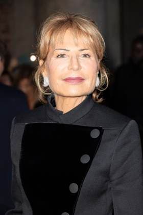 MFW Giorgio Armani arrivals MP Lilly Gruber arrives to Pinacoteca of Brera to attending the Giorgio Armani fashion show is held during Milan s Fashion Week Womenswear Spring Summer 2026, on September 28, 2025 in Milan (Italy). Photo by Marco Piovanotto Abacapress.com  Copyright: xPiovanottoxMarco ABACAx