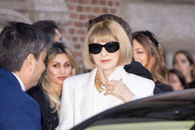 MFW Giorgio Armani arrivals MP Anna Wintour arrives to Pinacoteca of Brera to attending the Giorgio Armani fashion show during Milan s Fashion Week Womenswear Spring Summer 2026, on September 28, 2025 in Milan (Italy). Photo by Marco Piovanotto Abacapress.com  Copyright: xPiovanottoxMarco ABACAx