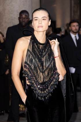 MFW Giorgio Armani arrivals MP Kasia Smutniak arrives to Pinacoteca of Brera to attending the Giorgio Armani fashion show is held during Milan s Fashion Week Womenswear Spring Summer 2026, on September 28, 2025 in Milan (Italy). Photo by Marco Piovanotto Abacapress.com  Copyright: xPiovanottoxMarco ABACAx