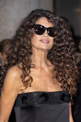 MFW Giorgio Armani arrivals MP Afef Jnifen arrive to Pinacoteca of Brera to attending the Giorgio Armani fashion show is held during Milan s Fashion Week Womenswear Spring Summer 2026, on September 28, 2025 in Milan (Italy). Photo by Marco Piovanotto Abacapress.com  Copyright: xPiovanottoxMarco ABACAx