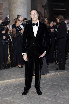 MFW Giorgio Armani arrivals MP Mohammed Al Turki arrive to Pinacoteca of Brera to attending the Giorgio Armani fashion show is held during Milan s Fashion Week Womenswear Spring Summer 2026, on September 28, 2025 in Milan (Italy). Photo by Marco Piovanotto Abacapress.com  Copyright: xPiovanottoxMarco ABACAx