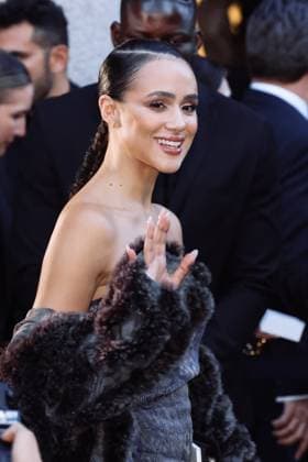 Milan, Milan Women s Fashion Week Spring Summer 2026 - Women s Fashion, Spring Summer 2026 - Giorgio Armani Fashion Show - Guest Arrivals. Pictured: Nathalie Emmanuel  Copyright: xAlessandroxBremecx xipa-agency.netx xx IPA_Agency_IPA65894591