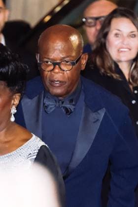 Milan, Italy: Milan, Milan Women s Fashion Week Spring Summer 2026 - Women s Fashion, Spring Summer 2026 - Giorgio Armani Fashion Show - Guest Arrivals. Pictured: Samuel L. Jackson Milan Italy  - ZUMAp169 20250928_zea_p169_883 Copyright: xAlessandroxBremecx