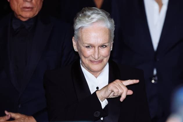 Milan, Italy: Milan, Milan Women s Fashion Week Spring Summer 2026 - Women s Fashion, Spring Summer 2026 - Giorgio Armani Fashion Show - Guest Arrivals. Pictured: Glenn Close Milan Italy  - ZUMAp169 20250928_zea_p169_893 Copyright: xAlessandroxBremecx