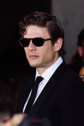 Milan, Italy: Milan, Milan Women s Fashion Week Spring Summer 2026 - Women s Fashion, Spring Summer 2026 - Giorgio Armani Fashion Show - Guest Arrivals. Pictured: James Norton Milan Italy  - ZUMAp169 20250928_zea_p169_903 Copyright: xAlessandroxBremecx