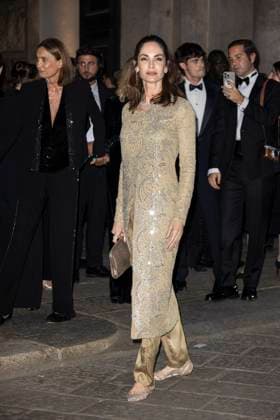 MFW Giorgio Armani arrivals MP Eugenia Silva arrives to Pinacoteca of Brera to attending the Giorgio Armani fashion show is held during Milan s Fashion Week Womenswear Spring Summer 2026, on September 28, 2025 in Milan (Italy). Photo by Marco Piovanotto Abacapress.com  Copyright: xPiovanottoxMarco ABACAx