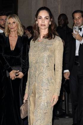 MFW Giorgio Armani arrivals MP Eugenia Silva arrives to Pinacoteca of Brera to attending the Giorgio Armani fashion show is held during Milan s Fashion Week Womenswear Spring Summer 2026, on September 28, 2025 in Milan (Italy). Photo by Marco Piovanotto Abacapress.com  Copyright: xPiovanottoxMarco ABACAx