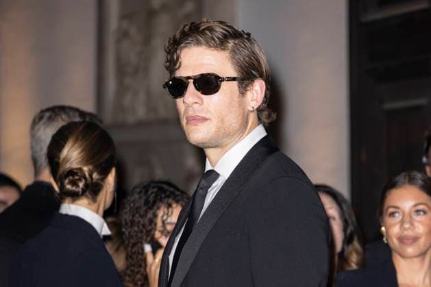 MFW Giorgio Armani arrivals MP James Norton arrives to Pinacoteca of Brera to attending the Giorgio Armani fashion show is held during Milan s Fashion Week Womenswear Spring Summer 2026, on September 28, 2025 in Milan (Italy). Photo by Marco Piovanotto Abacapress.com Milan Italy  Copyright: xPiovanottoxMarco ABACAx