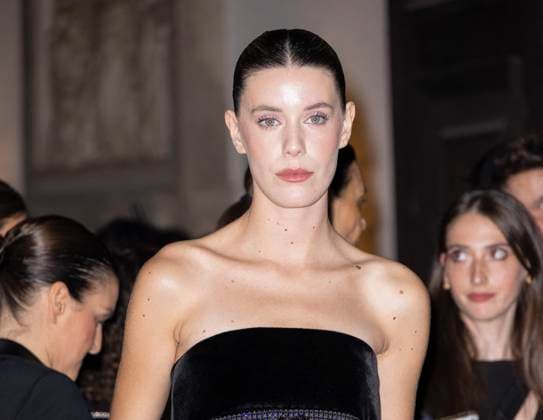 MFW Giorgio Armani arrivals MP Caterina De Angelis arrives to Pinacoteca of Brera to attending the Giorgio Armani fashion show is held during Milan s Fashion Week Womenswear Spring Summer 2026, on September 28, 2025 in Milan (Italy). Photo by Marco Piovanotto Abacapress.com  Copyright: xPiovanottoxMarco ABACAx
