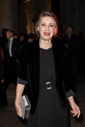 MFW Giorgio Armani arrivals MP Margherita Buy arrives to Pinacoteca of Brera to attending the Giorgio Armani fashion show is held during Milan s Fashion Week Womenswear Spring Summer 2026, on September 28, 2025 in Milan (Italy). Photo by Marco Piovanotto Abacapress.com  Copyright: xPiovanottoxMarco ABACAx