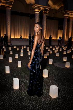 Milan Fashion Week - Women S S 2026 Giorgio Armani Fashion Show Front Row Pinacoteca di Brera - Milan, Italy Palesa Desiree Shilabje Milan Fashion Week - Women S S 2026 Giorgio Armani Fashion Show Front Row Pinacoteca di Brera - Milan, Italy 28th September 2025  Copyright: xALFONSOxCATALANO SGPITALIAx