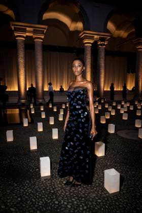 Milan Fashion Week - Women S S 2026 Giorgio Armani Fashion Show Front Row Pinacoteca di Brera - Milan, Italy Palesa Desiree Shilabje Milan Fashion Week - Women S S 2026 Giorgio Armani Fashion Show Front Row Pinacoteca di Brera - Milan, Italy 28th September 2025  Copyright: xALFONSOxCATALANO SGPITALIAx