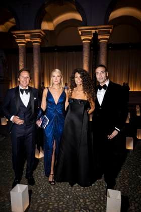 Milan Fashion Week - Women S S 2026 Giorgio Armani Fashion Show Front Row Pinacoteca di Brera - Milan, Italy Alejandro Gravier;Valeria Mazza;Afef Jnifen;Mohammed Al Turki Milan Fashion Week - Women S S 2026 Giorgio Armani Fashion Show Front Row Pinacoteca di Brera - Milan, Italy 28th September 2025  Copyright: xALFONSOxCATALANO SGPITALIAx