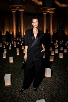 Milan Fashion Week - Women S S 2026 Giorgio Armani Fashion Show Front Row Pinacoteca di Brera - Milan, Italy Bianca Balti Milan Fashion Week - Women S S 2026 Giorgio Armani Fashion Show Front Row Pinacoteca di Brera - Milan, Italy 28th September 2025  Copyright: xALFONSOxCATALANO SGPITALIAx