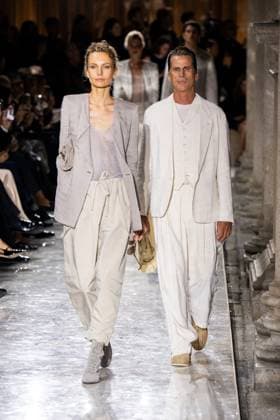Milan Fashion Week - Women S S 2026 Giorgio Armani Fashion Show Runway Pinacoteca di Brera - Milan, Italy Milan Fashion Week - Women S S 2026 Giorgio Armani Fashion Show Runway Pinacoteca di Brera - Milan, Italy 28th September 2025  Copyright: xALFONSOxCATALANO SGPITALIAx