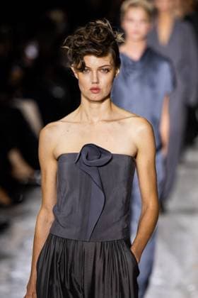 Milan Fashion Week - Women S S 2026 Giorgio Armani Fashion Show Runway Pinacoteca di Brera - Milan, Italy Milan Fashion Week - Women S S 2026 Giorgio Armani Fashion Show Runway Pinacoteca di Brera - Milan, Italy 28th September 2025  Copyright: xALFONSOxCATALANO SGPITALIAx