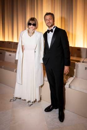 Milan Fashion Week - Women S S 2026 Giorgio Armani Fashion Show Front Row Pinacoteca di Brera - Milan, Italy Anna Wintour;Francesco Carrozzini Milan Fashion Week - Women S S 2026 Giorgio Armani Fashion Show Front Row Pinacoteca di Brera - Milan, Italy 28th September 2025  Copyright: xALFONSOxCATALANO SGPITALIAx
