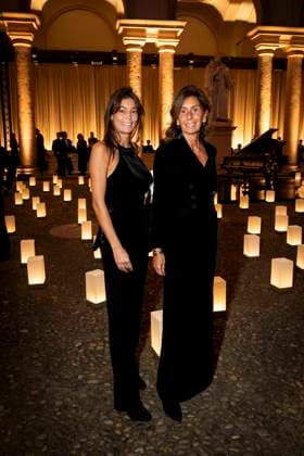 Milan Fashion Week - Women S S 2026 Giorgio Armani Fashion Show Front Row Pinacoteca di Brera - Milan, Italy Maria Vittoria Lazzarini Merloni;Maria Paola Merloni Milan Fashion Week - Women S S 2026 Giorgio Armani Fashion Show Front Row Pinacoteca di Brera - Milan, Italy 28th September 2025  Copyright: xALFONSOxCATALANO SGPITALIAx