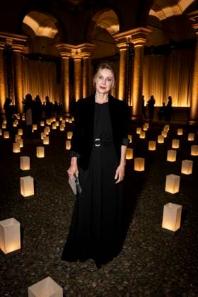 Milan Fashion Week - Women S S 2026 Giorgio Armani Fashion Show Front Row Pinacoteca di Brera - Milan, Italy Margherita Buy Milan Fashion Week - Women S S 2026 Giorgio Armani Fashion Show Front Row Pinacoteca di Brera - Milan, Italy 28th September 2025  Copyright: xALFONSOxCATALANO SGPITALIAx