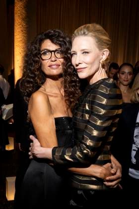 Bilder des Jahres 2025, Entertainment 09 September Milan Fashion Week - Women S S 2026 Giorgio Armani Fashion Show Front Row Pinacoteca di Brera - Milan, Italy Afef Jnifen;Cate Blanchett Milan Fashion Week - Women S S 2026 Giorgio Armani Fashion Show Front Row Pinacoteca di Brera - Milan, Italy 28th September 2025  Copyright: xALFONSOxCATALANO SGPITALIAx