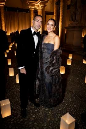 Milan Fashion Week - Women S S 2026 Giorgio Armani Fashion Show Front Row Pinacoteca di Brera - Milan, Italy Mohammed Al Turki;Nathalie Emmanuel Milan Fashion Week - Women S S 2026 Giorgio Armani Fashion Show Front Row Pinacoteca di Brera - Milan, Italy 28th September 2025  Copyright: xALFONSOxCATALANO SGPITALIAx