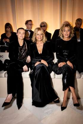 Milan Fashion Week - Women S S 2026 Giorgio Armani Fashion Show Front Row Pinacoteca di Brera - Milan, Italy Kasia Smutniak;Isabella Ferrari;Valeria Golino Milan Fashion Week - Women S S 2026 Giorgio Armani Fashion Show Front Row Pinacoteca di Brera - Milan, Italy 28th September 2025  Copyright: xALFONSOxCATALANO SGPITALIAx