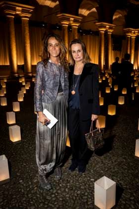 Milan Fashion Week - Women S S 2026 Giorgio Armani Fashion Show Front Row Pinacoteca di Brera - Milan, Italy Coco Brandolini D Adda;Georgina Brandolini d Adda Milan Fashion Week - Women S S 2026 Giorgio Armani Fashion Show Front Row Pinacoteca di Brera - Milan, Italy 28th September 2025  Copyright: xALFONSOxCATALANO SGPITALIAx