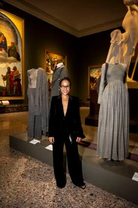 Milan Fashion Week - Women S S 2026 Giorgio Armani Fashion Show Front Row Pinacoteca di Brera - Milan, Italy guest Milan Fashion Week - Women S S 2026 Giorgio Armani Fashion Show Front Row Pinacoteca di Brera - Milan, Italy 28th September 2025  Copyright: xALFONSOxCATALANO SGPITALIAx