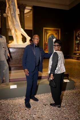 Milan Fashion Week - Women S S 2026 Giorgio Armani Fashion Show Front Row Pinacoteca di Brera - Milan, Italy Samuel L Jackson;LaTanya Richardson Milan Fashion Week - Women S S 2026 Giorgio Armani Fashion Show Front Row Pinacoteca di Brera - Milan, Italy 28th September 2025  Copyright: xALFONSOxCATALANO SGPITALIAx