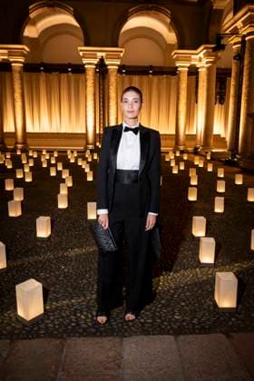 Milan Fashion Week - Women S S 2026 Giorgio Armani Fashion Show Front Row Pinacoteca di Brera - Milan, Italy guest Milan Fashion Week - Women S S 2026 Giorgio Armani Fashion Show Front Row Pinacoteca di Brera - Milan, Italy 28th September 2025  Copyright: xALFONSOxCATALANO SGPITALIAx