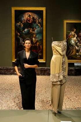 Milan Fashion Week - Women S S 2026 Giorgio Armani Fashion Show Front Row Pinacoteca di Brera - Milan, Italy Bianca Balti Milan Fashion Week - Women S S 2026 Giorgio Armani Fashion Show Front Row Pinacoteca di Brera - Milan, Italy 28th September 2025  Copyright: xALFONSOxCATALANO SGPITALIAx