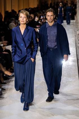Milan Fashion Week - Women S S 2026 Giorgio Armani Fashion Show Runway Pinacoteca di Brera - Milan, Italy Milan Fashion Week - Women S S 2026 Giorgio Armani Fashion Show Runway Pinacoteca di Brera - Milan, Italy 28th September 2025  Copyright: xALFONSOxCATALANO SGPITALIAx