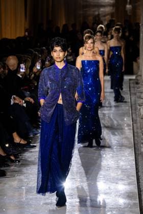 Milan Fashion Week - Women S S 2026 Giorgio Armani Fashion Show Runway Pinacoteca di Brera - Milan, Italy Milan Fashion Week - Women S S 2026 Giorgio Armani Fashion Show Runway Pinacoteca di Brera - Milan, Italy 28th September 2025  Copyright: xALFONSOxCATALANO SGPITALIAx