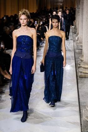 Milan Fashion Week - Women S S 2026 Giorgio Armani Fashion Show Runway Pinacoteca di Brera - Milan, Italy Milan Fashion Week - Women S S 2026 Giorgio Armani Fashion Show Runway Pinacoteca di Brera - Milan, Italy 28th September 2025  Copyright: xALFONSOxCATALANO SGPITALIAx