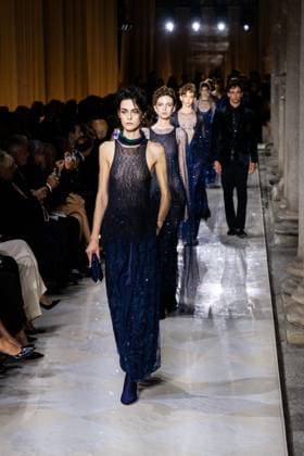 Milan Fashion Week - Women S S 2026 Giorgio Armani Fashion Show Runway Pinacoteca di Brera - Milan, Italy Milan Fashion Week - Women S S 2026 Giorgio Armani Fashion Show Runway Pinacoteca di Brera - Milan, Italy 28th September 2025  Copyright: xALFONSOxCATALANO SGPITALIAx