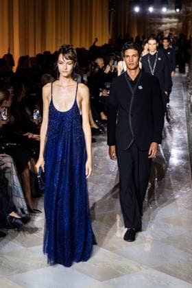 Milan Fashion Week - Women S S 2026 Giorgio Armani Fashion Show Runway Pinacoteca di Brera - Milan, Italy Milan Fashion Week - Women S S 2026 Giorgio Armani Fashion Show Runway Pinacoteca di Brera - Milan, Italy 28th September 2025  Copyright: xALFONSOxCATALANO SGPITALIAx